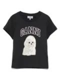 GANNI Poodle T-shirt - Black