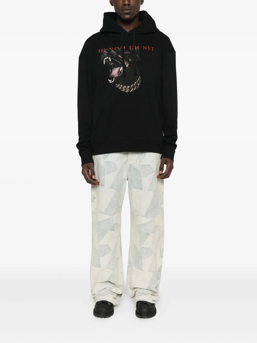 Ih Nom Uh Nit dog-print cotton hoodie | Hoodies | Image 2