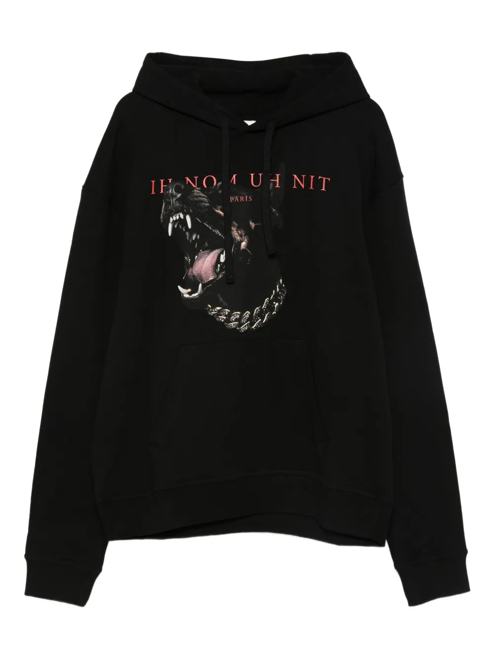 Ih Nom Uh Nit プリント パーカー - ブラック Ih Nom Uh Nit プリント パーカー - ブラック