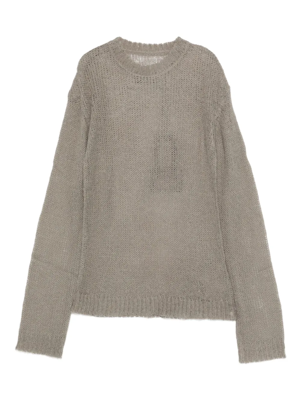 HELIOT EMIL crew-neck knitted sweater | Grey | Image 1