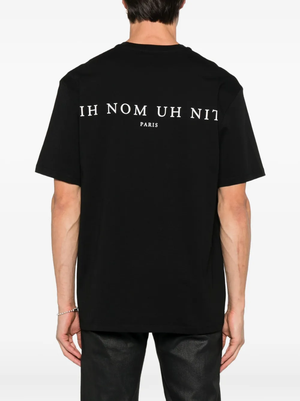 Ih Nom Uh Nit T-shirt met maskerprint Zwart