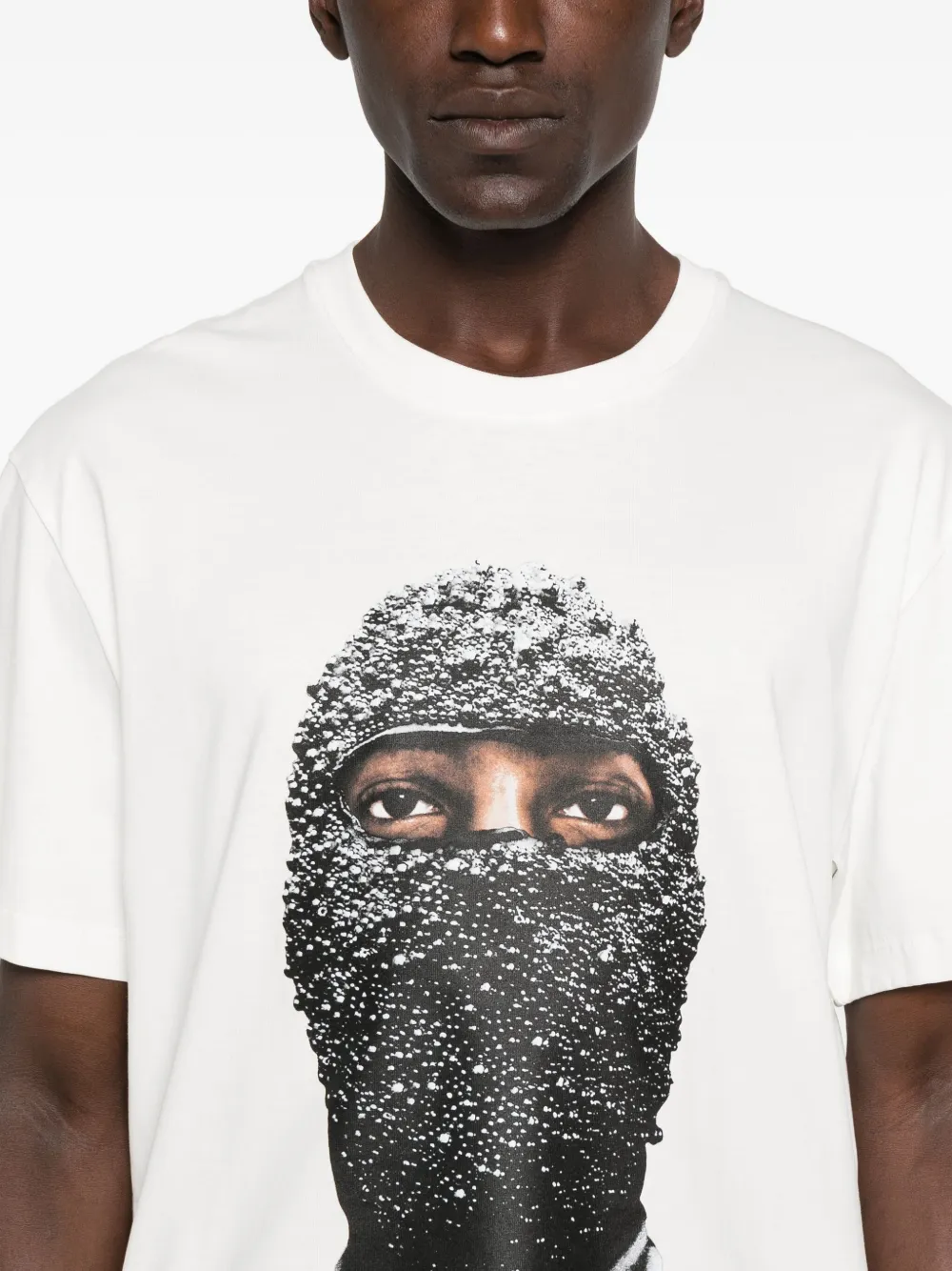 Ih Nom Uh Nit T-shirt met maskerprint Wit