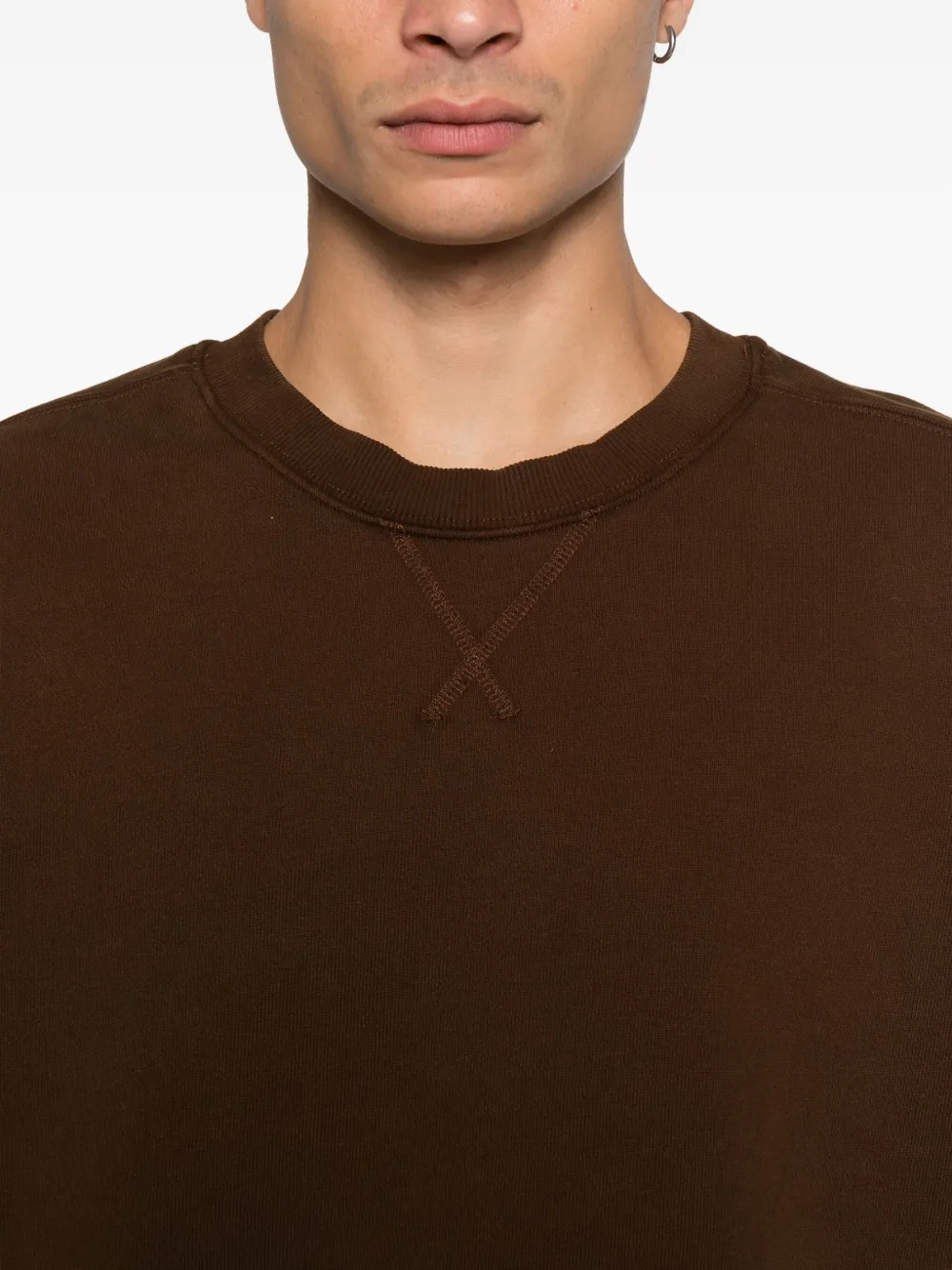 Entire Studios Long-sleeves Sweatshirt In Brown
