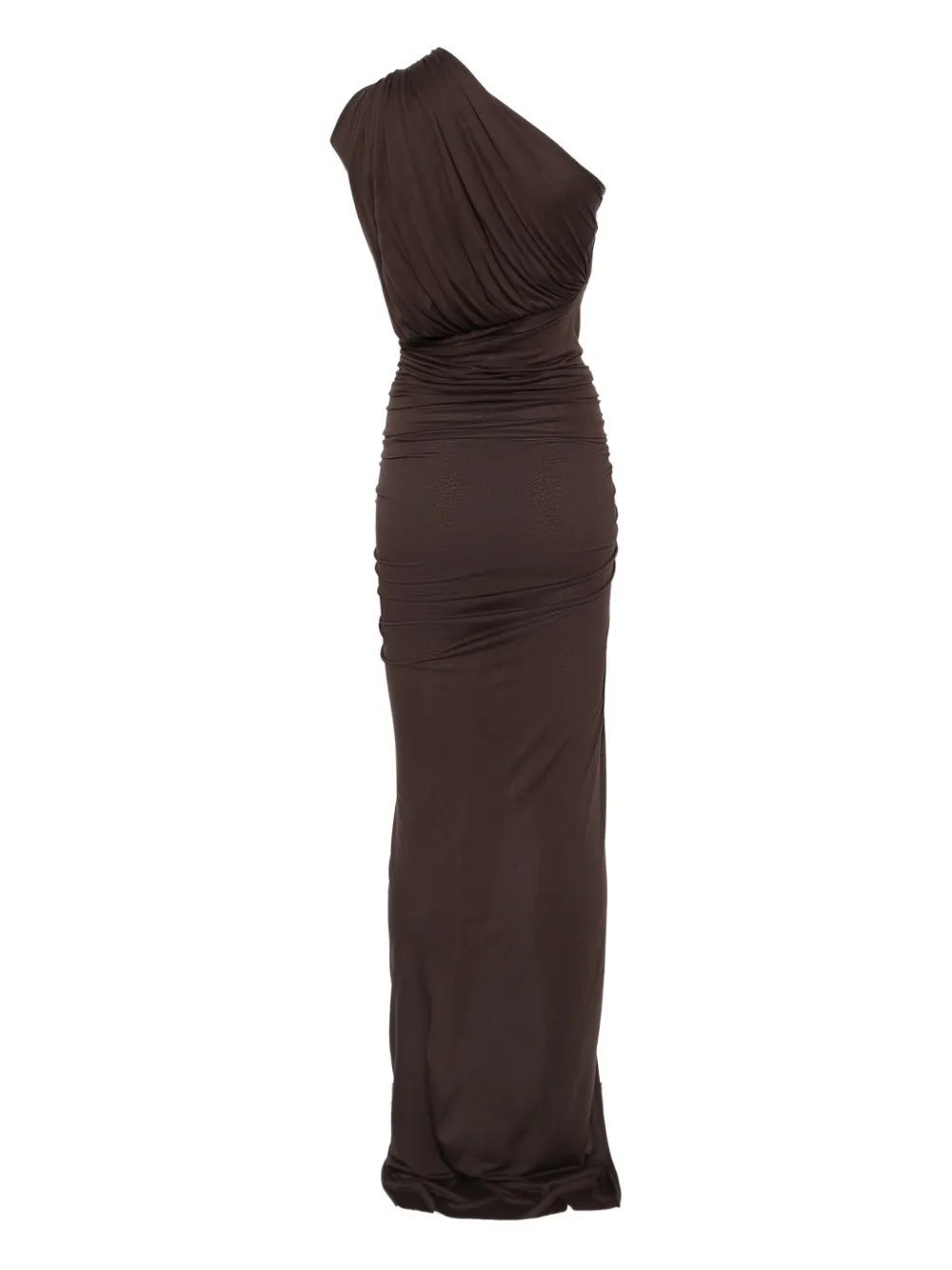 Rick Owens Lilies Gedrapeerde jurk - Bruin