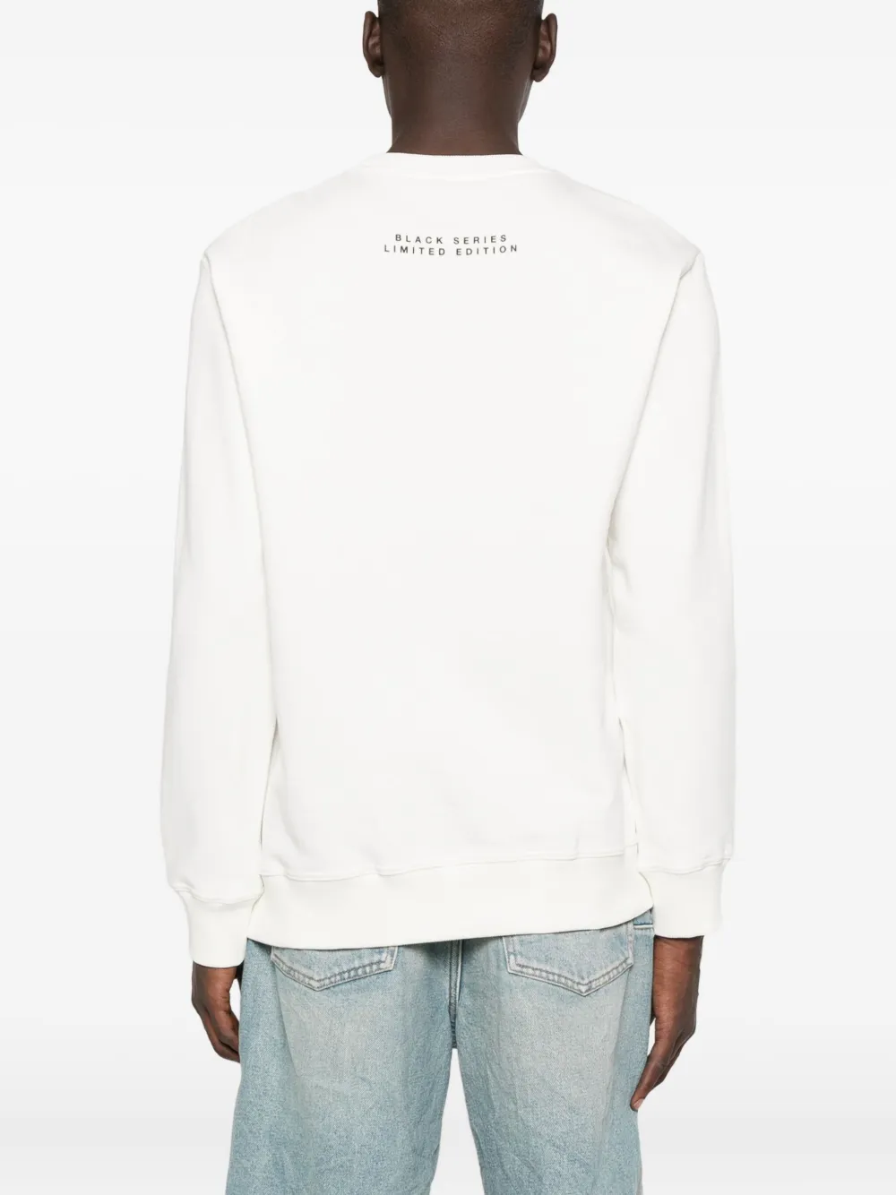 Ih Nom Uh Nit Future Mask Cotton Sweatshirt In White