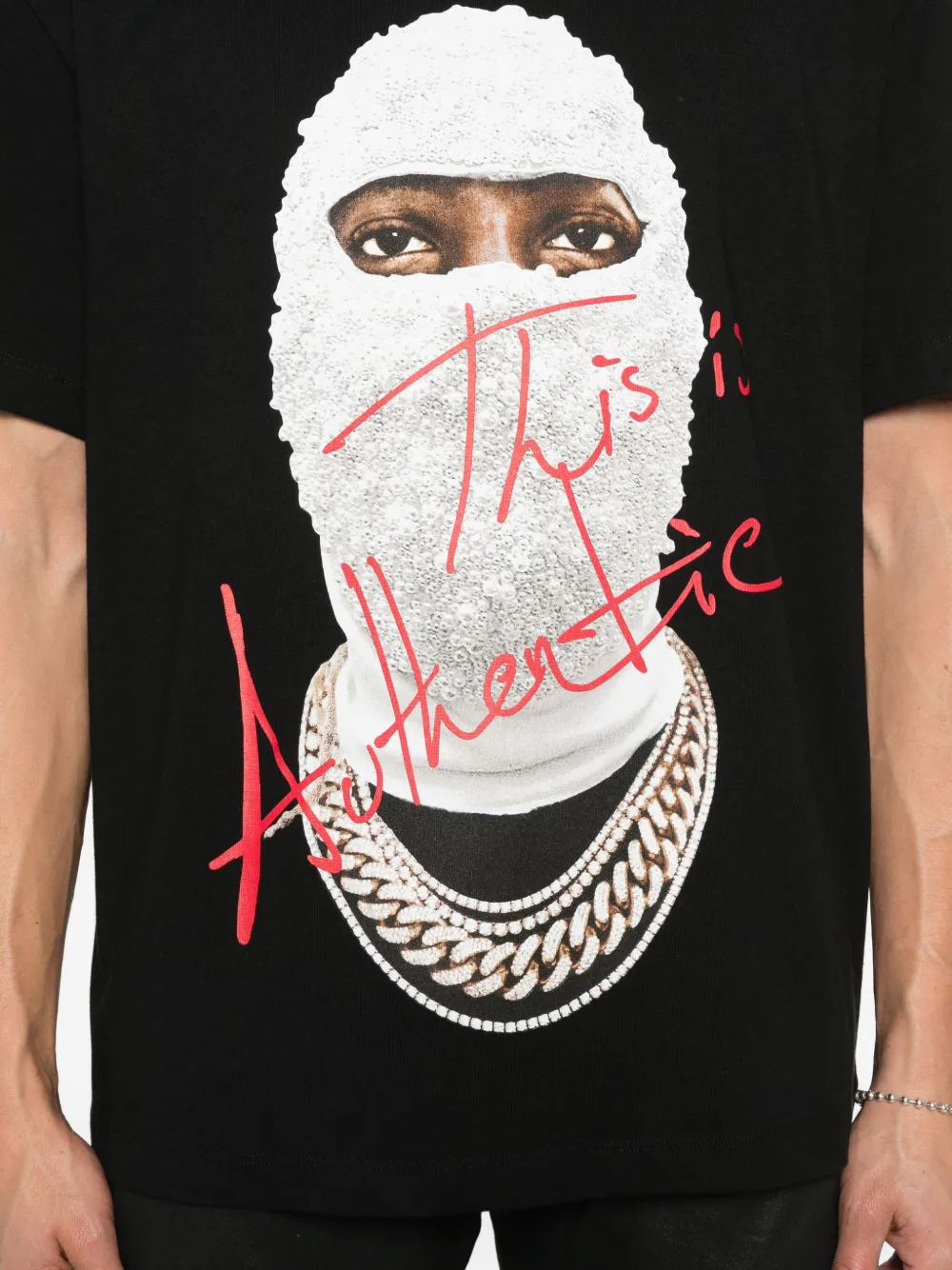 Ih Nom Uh Nit Katoenen T-shirt met print Zwart