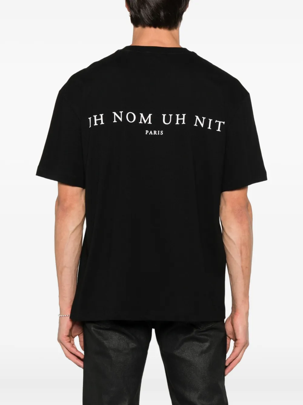 Ih Nom Uh Nit Katoenen T-shirt met print Zwart