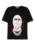 Ih Nom Uh Nit front-print cotton T-shirt - Black