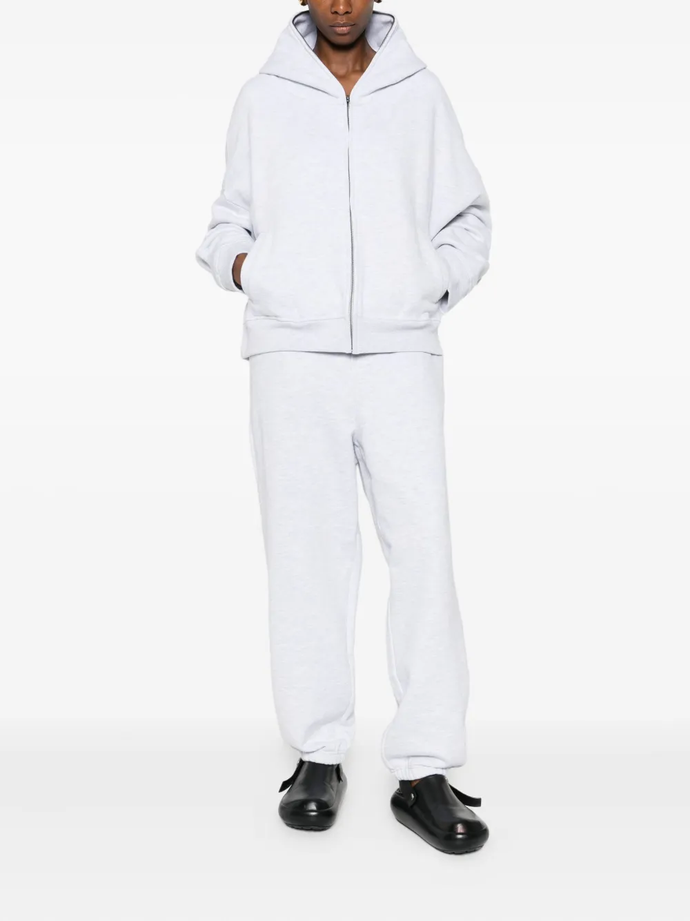 ENTIRE STUDIOS Hoodie met capuchon en rits Grijs