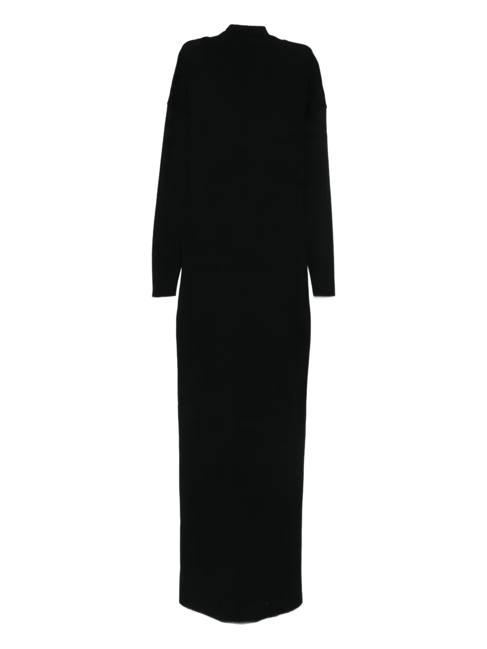 ENTIRE STUDIOS V-neck maxi dress - Zwart