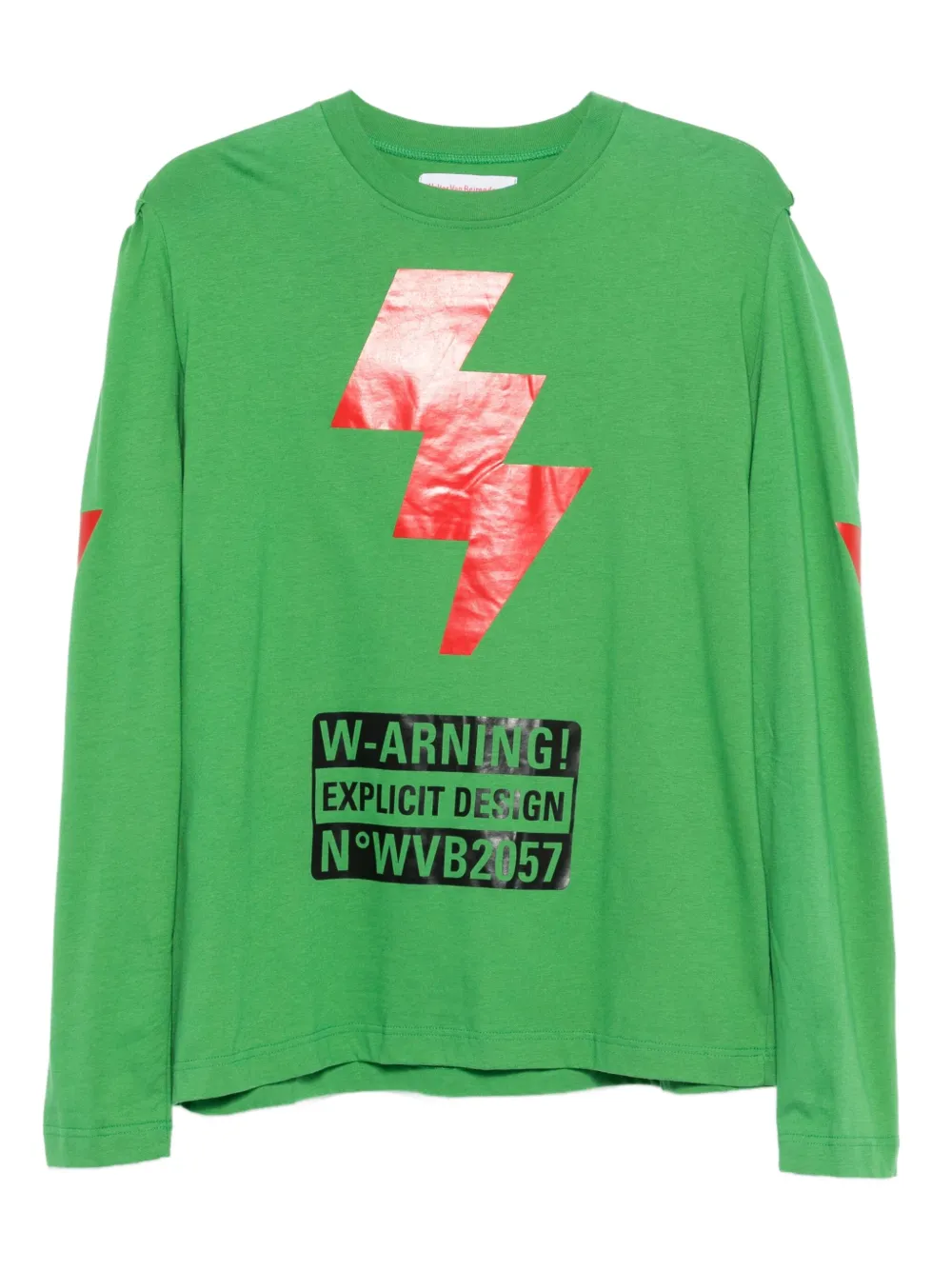 Walter Van Beirendonck 2009 Explicit hoodie | Green | Image 1