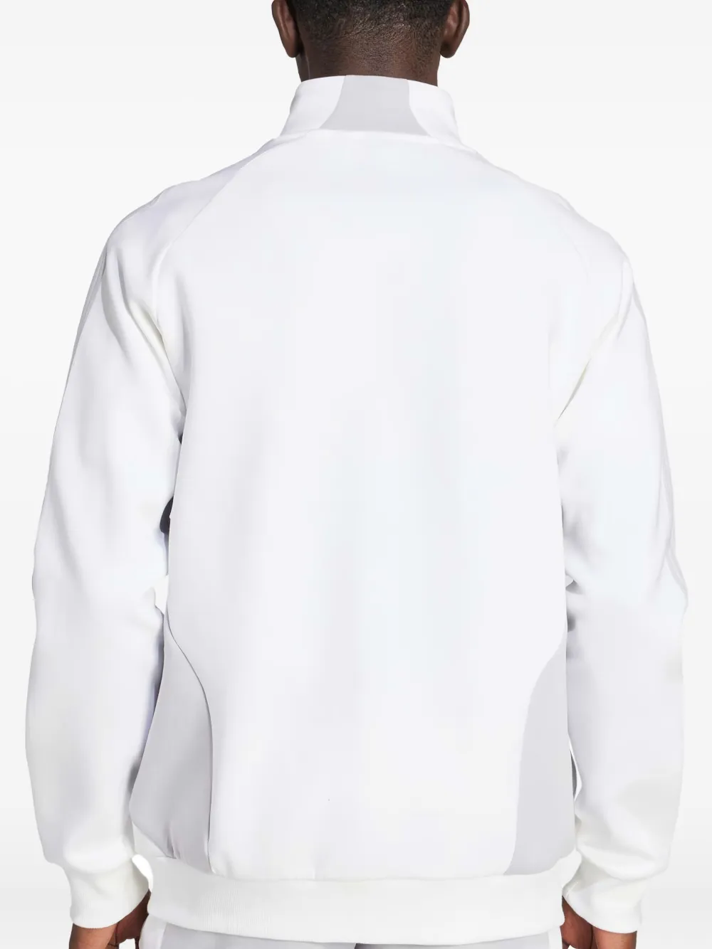 adidas Real Madrid Urban Purist dubbelgebreide sweater met rits Wit