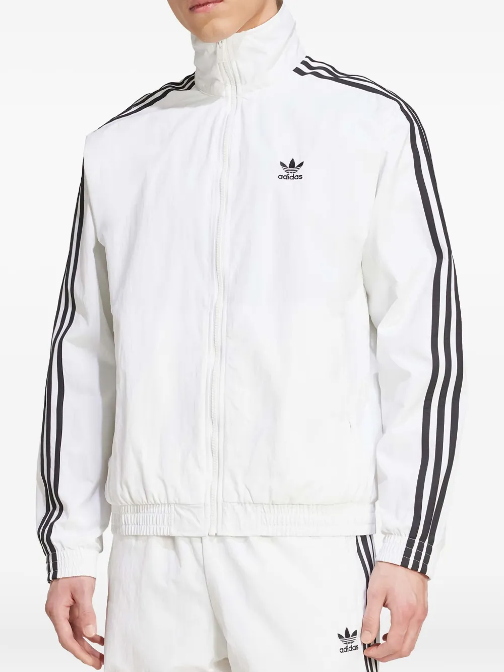 adidas Firebird Adicolor sweater met rits Wit