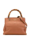 Gucci Pre-Owned 2016-2025 Small Calfskin Bamboo Shopper satchel - Brown