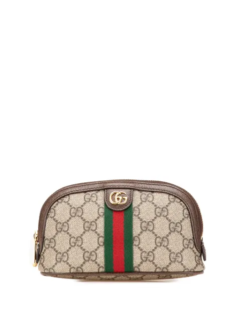 Gucci Pre-Owned 2016-2024 GG Supreme Web Ophidia pouch