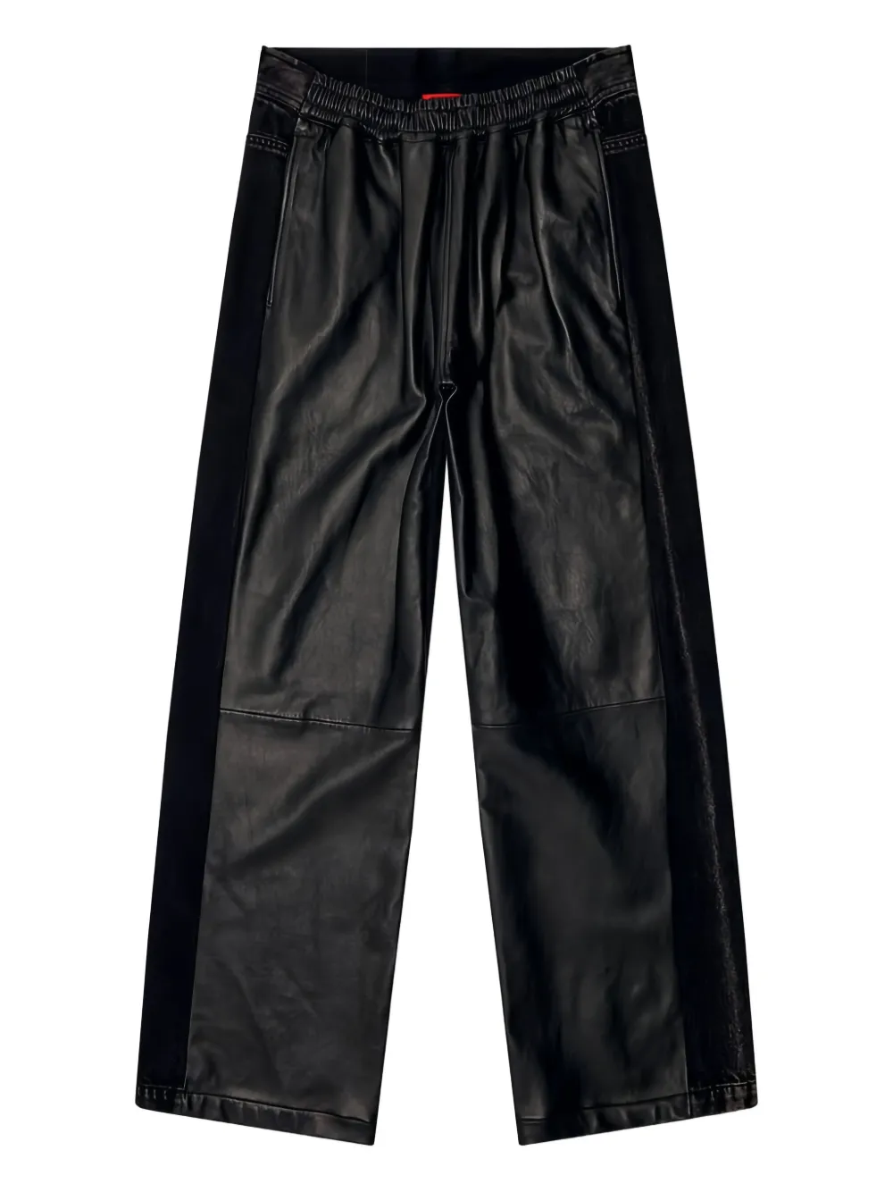 Diesel Broek met wijde pijpen Zwart