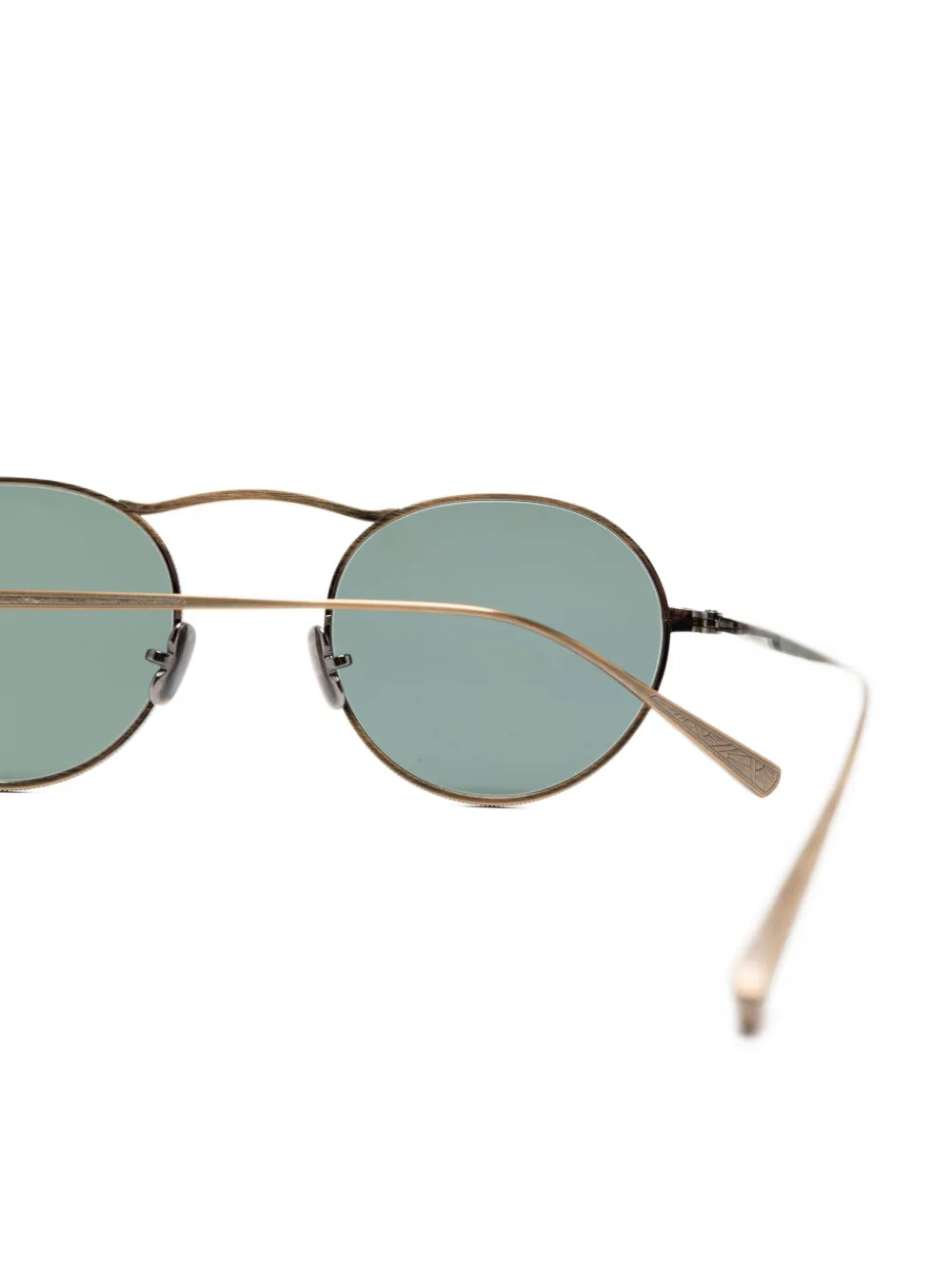 Eyevan7285 Zonnebril met rond montuur Goud