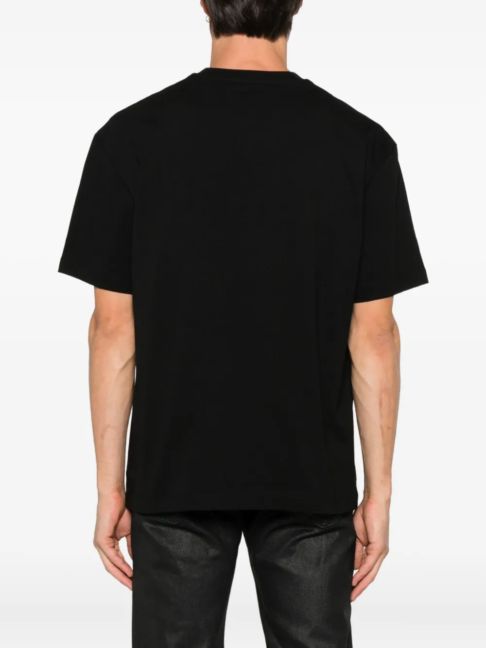 Ih Nom Uh Nit Katoenen T-shirt met hondenprint Zwart