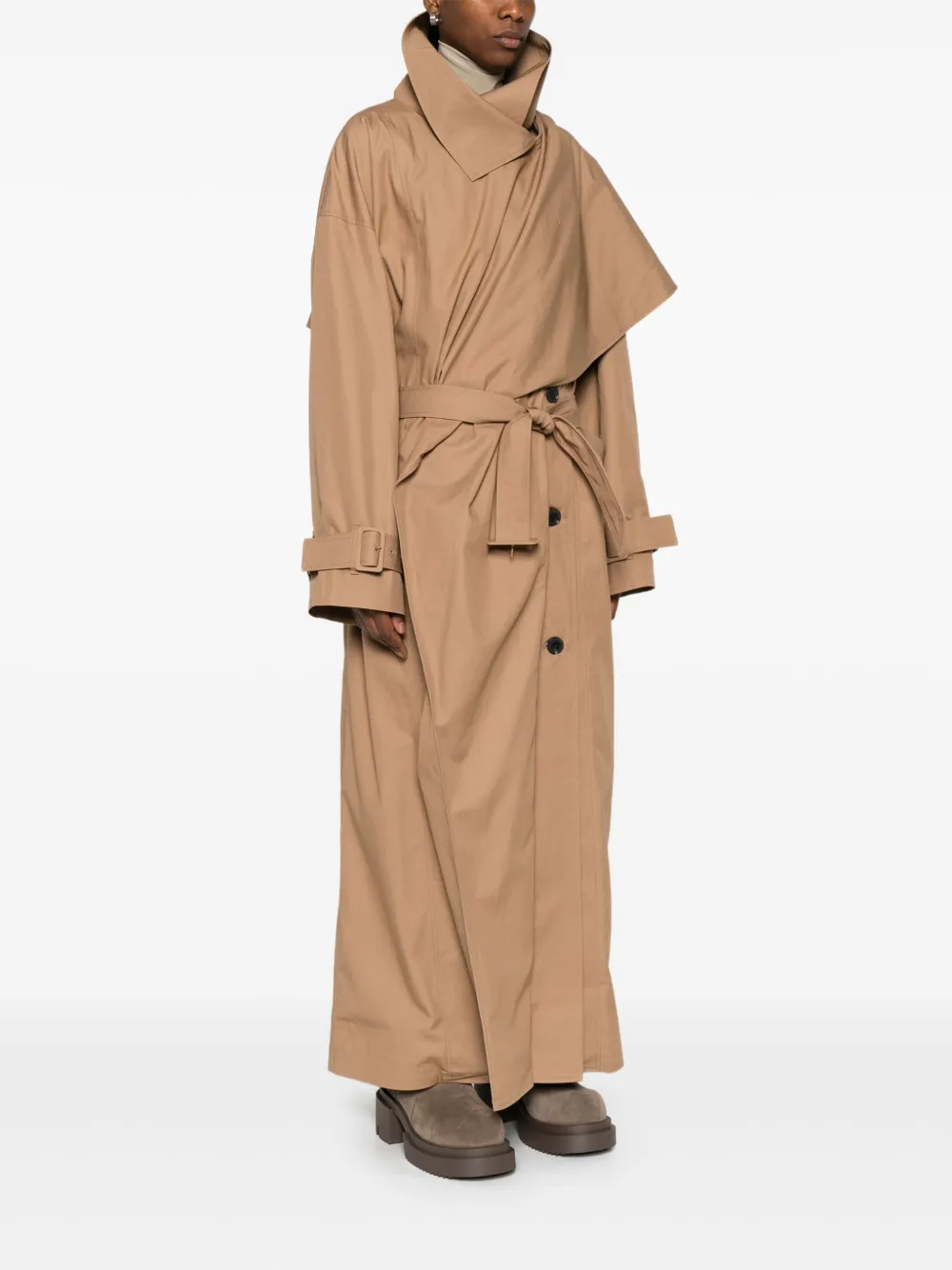  Entire Studios Belted Coat - Neutrals 