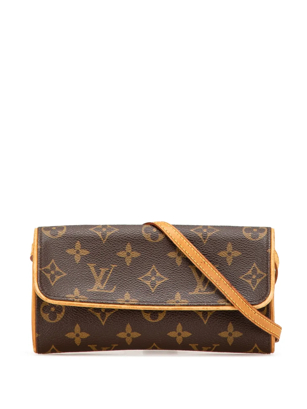 Louis Vuitton Pre-Owned 2001 Monogram Pochette Twin PM crossbody bag | Brown | Image 1