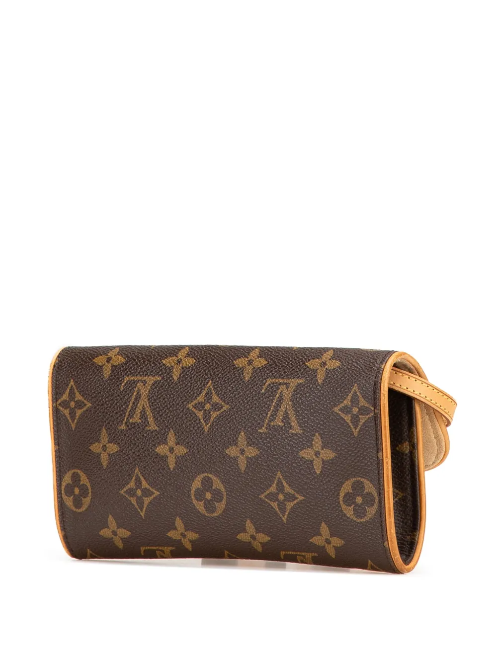 Pre-owned Louis Vuitton 2001 Monogram Pochette Twin Pm Crossbody Bag