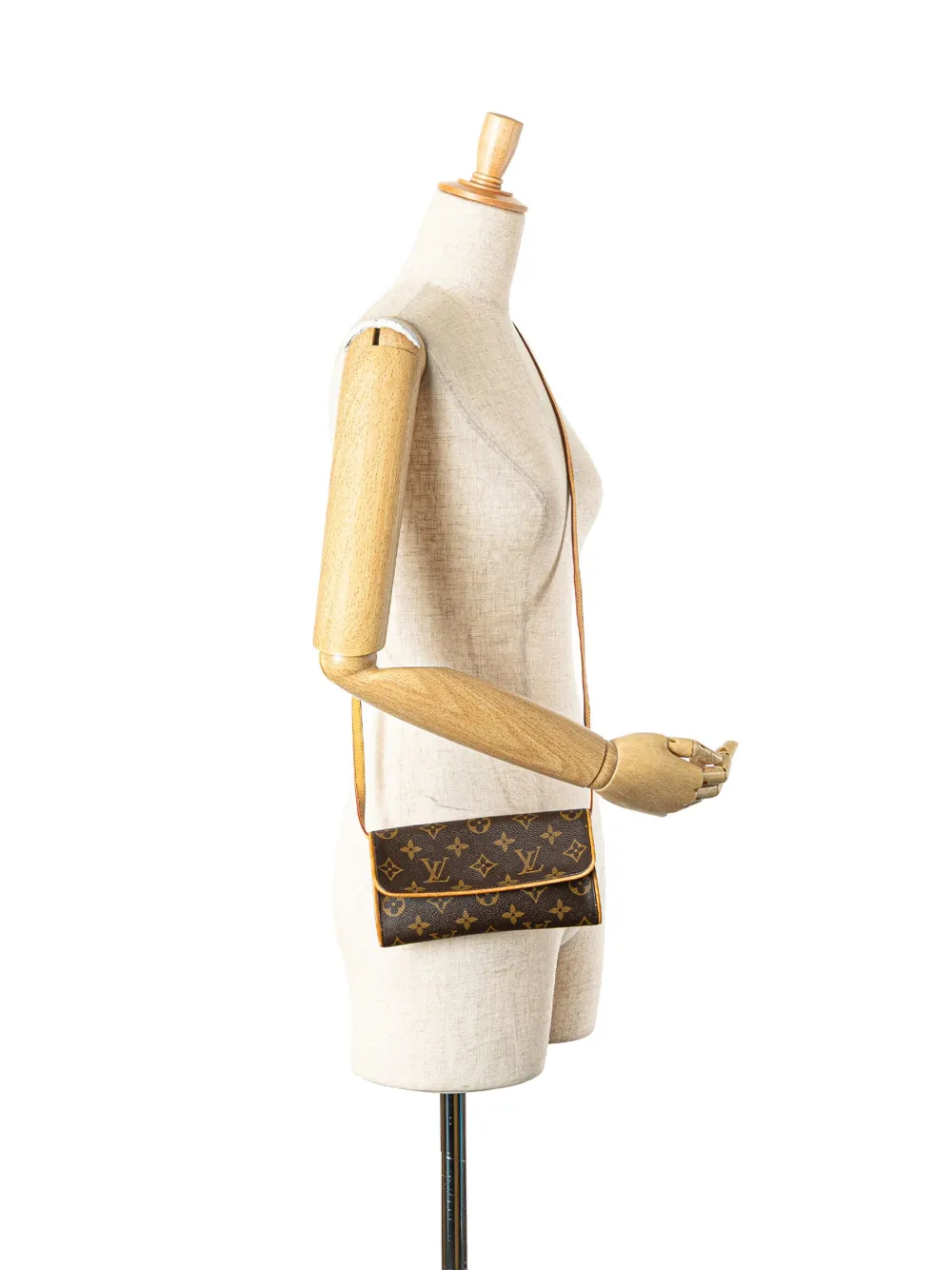 Louis Vuitton Pre-Owned 2001 Monogram Pochette Twin PM crossbody bag | Pre-Owned | Image 2