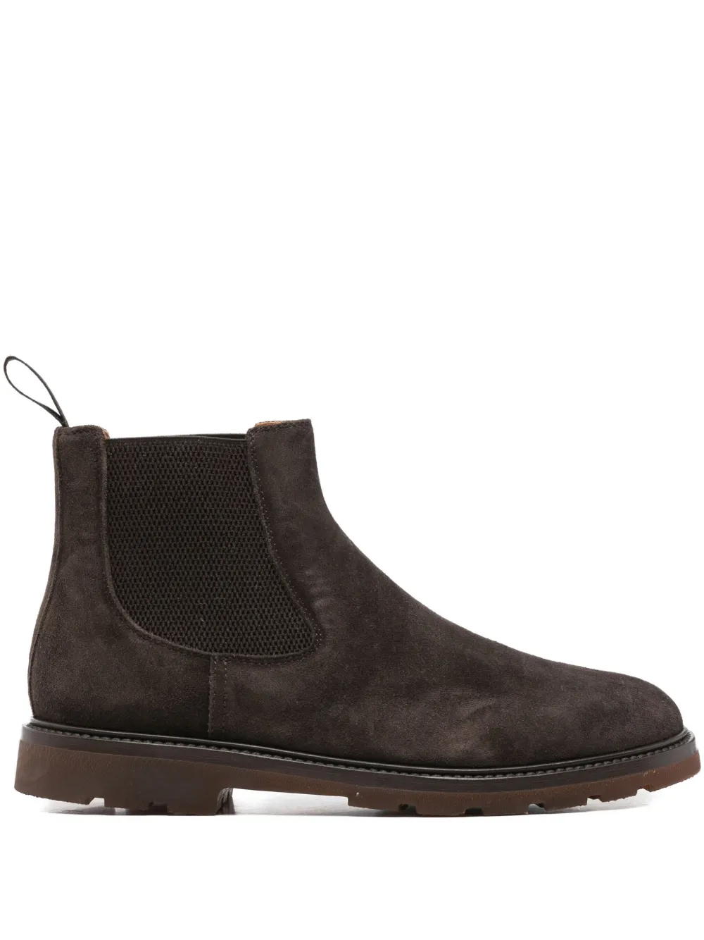 Henderson Baracco botas con panel elástico | marrón | Image 1