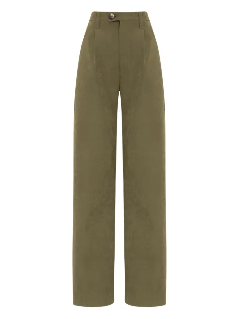 À La Garçonne Calça com pregas frontais