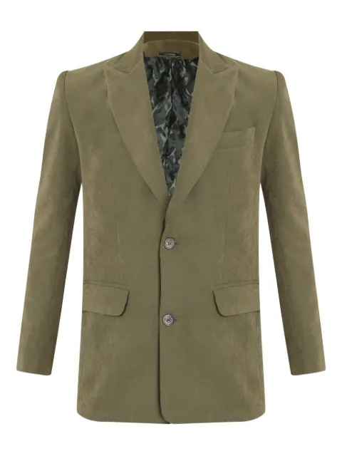 À La Garçonne Blazer com abotoamento simples