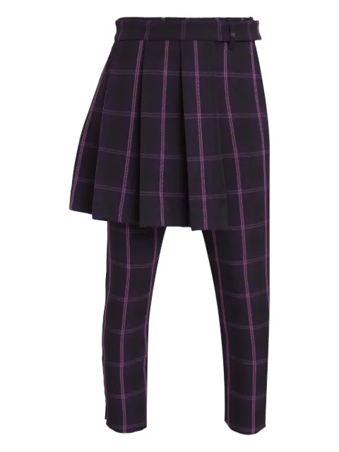 À La Garçonne Calça com pregas