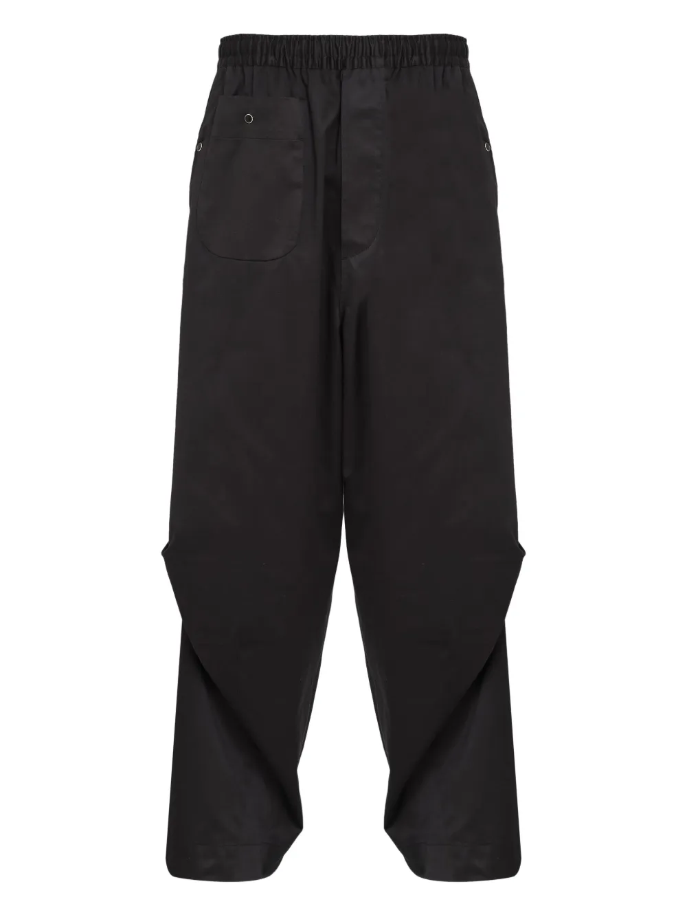 À La Garçonne Calça com pregas | Preto | Image 1