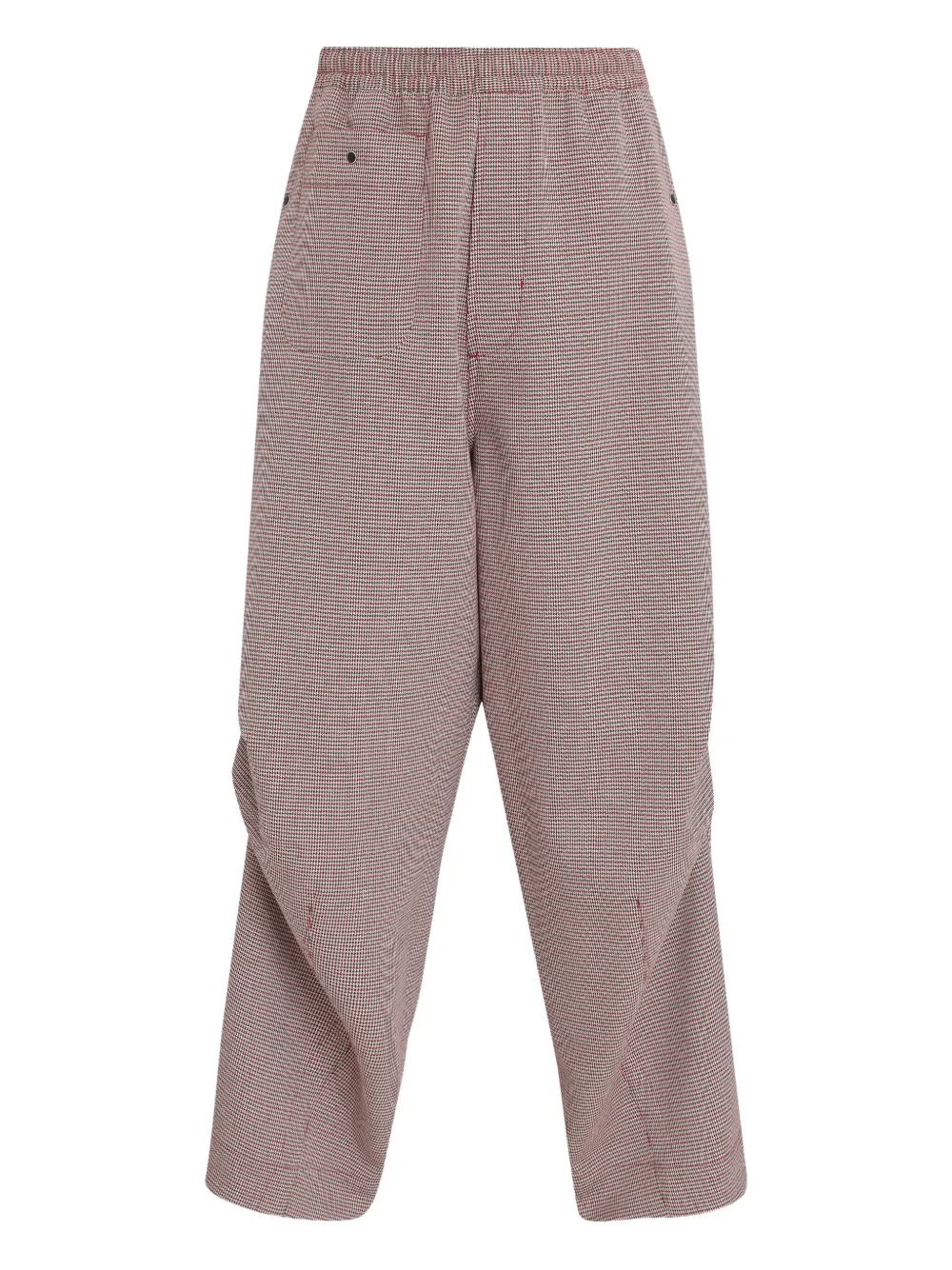 À La Garçonne Calça xadrez pied-de-poule | Vermelho | Image 1