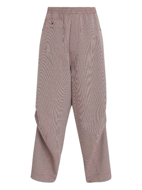 À La Garçonne Calça xadrez pied-de-poule