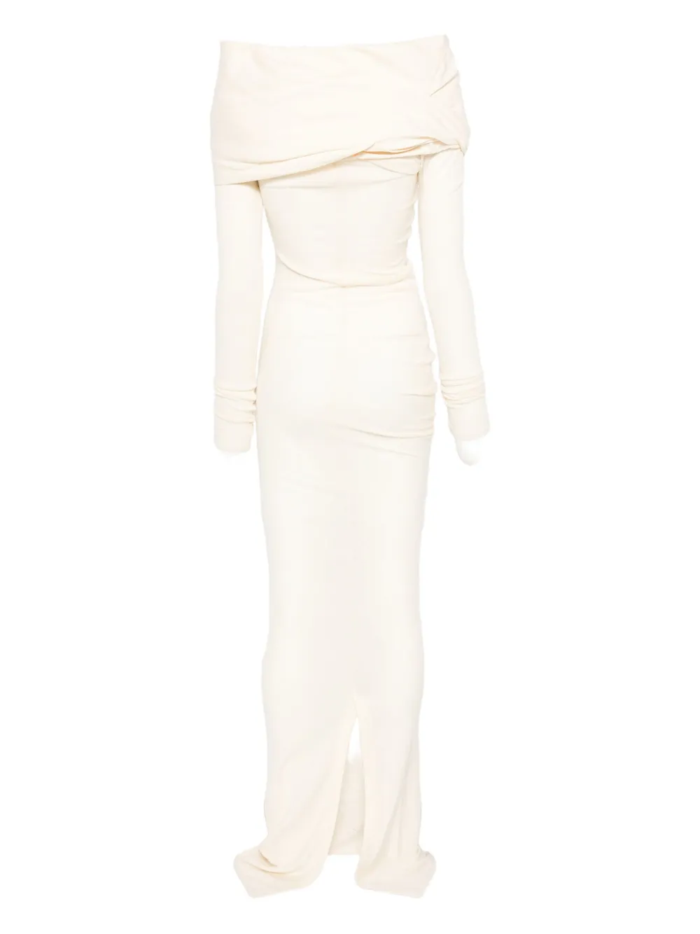 ENTIRE STUDIOS Cavalier draped maxi dress - Beige