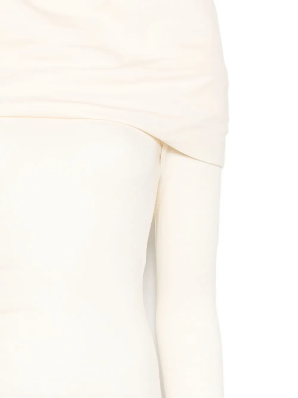 Entire Studios Cavalier Draped Maxi Dress In Neutral