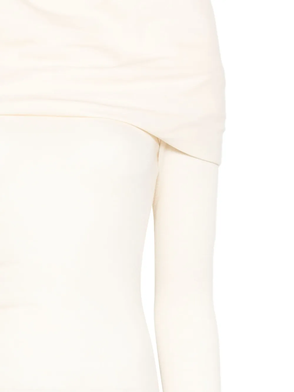 ENTIRE STUDIOS Cavalier gedrapeerde maxi-jurk Beige