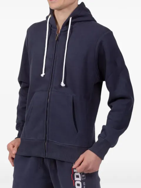 PODHIO zip-up hooded sweatshirt