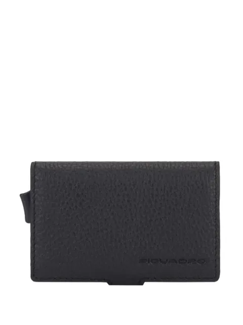 PIQUADRO leather pop-up cardholder
