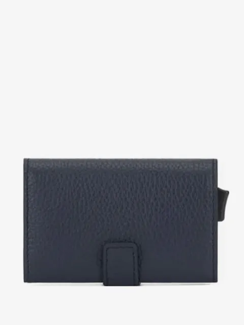 PIQUADRO leather flap cardholder