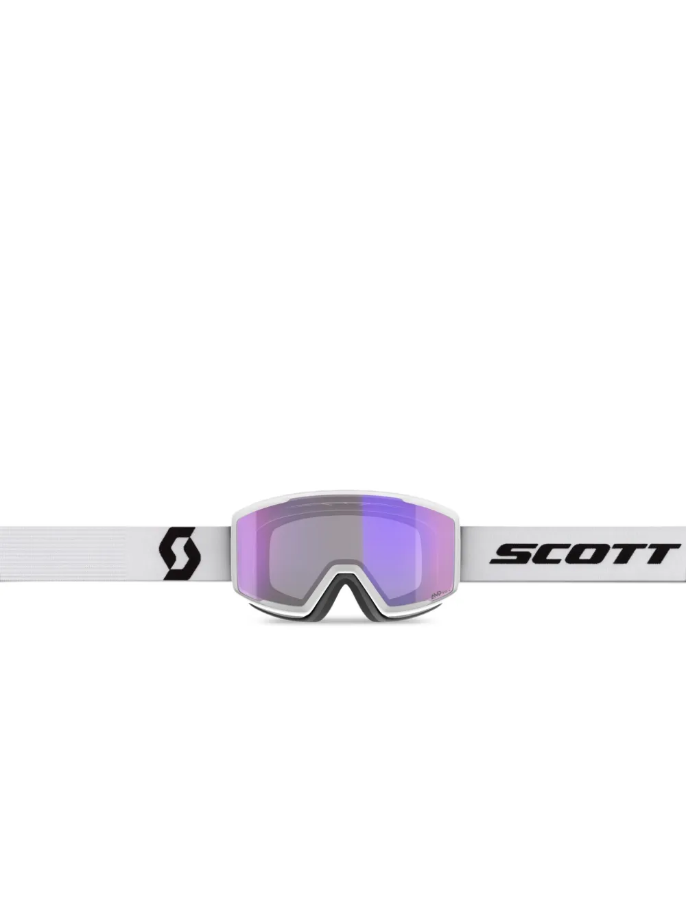 SCOTT Skibril met reflecterende glazen Wit