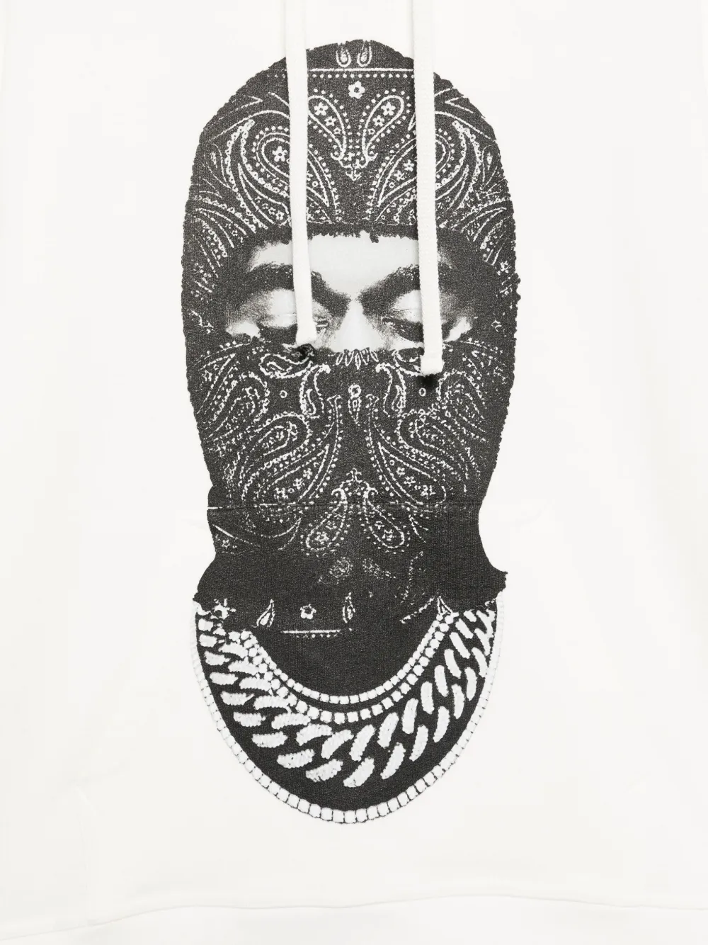 Ih Nom Uh Nit Hoodie met print Wit