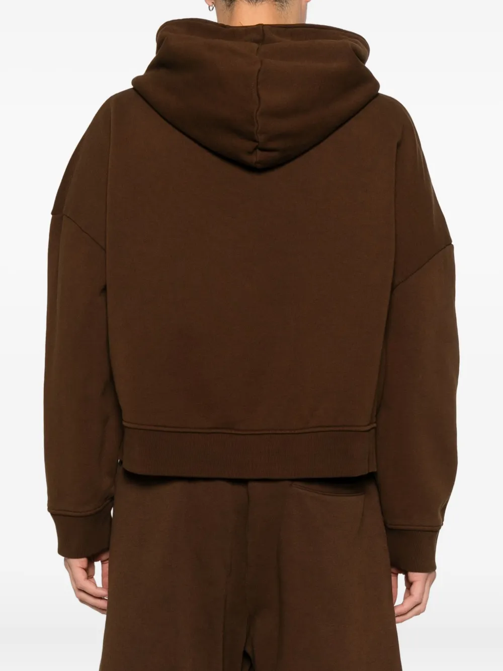 Entire Studios Zip Hoodie In Brown