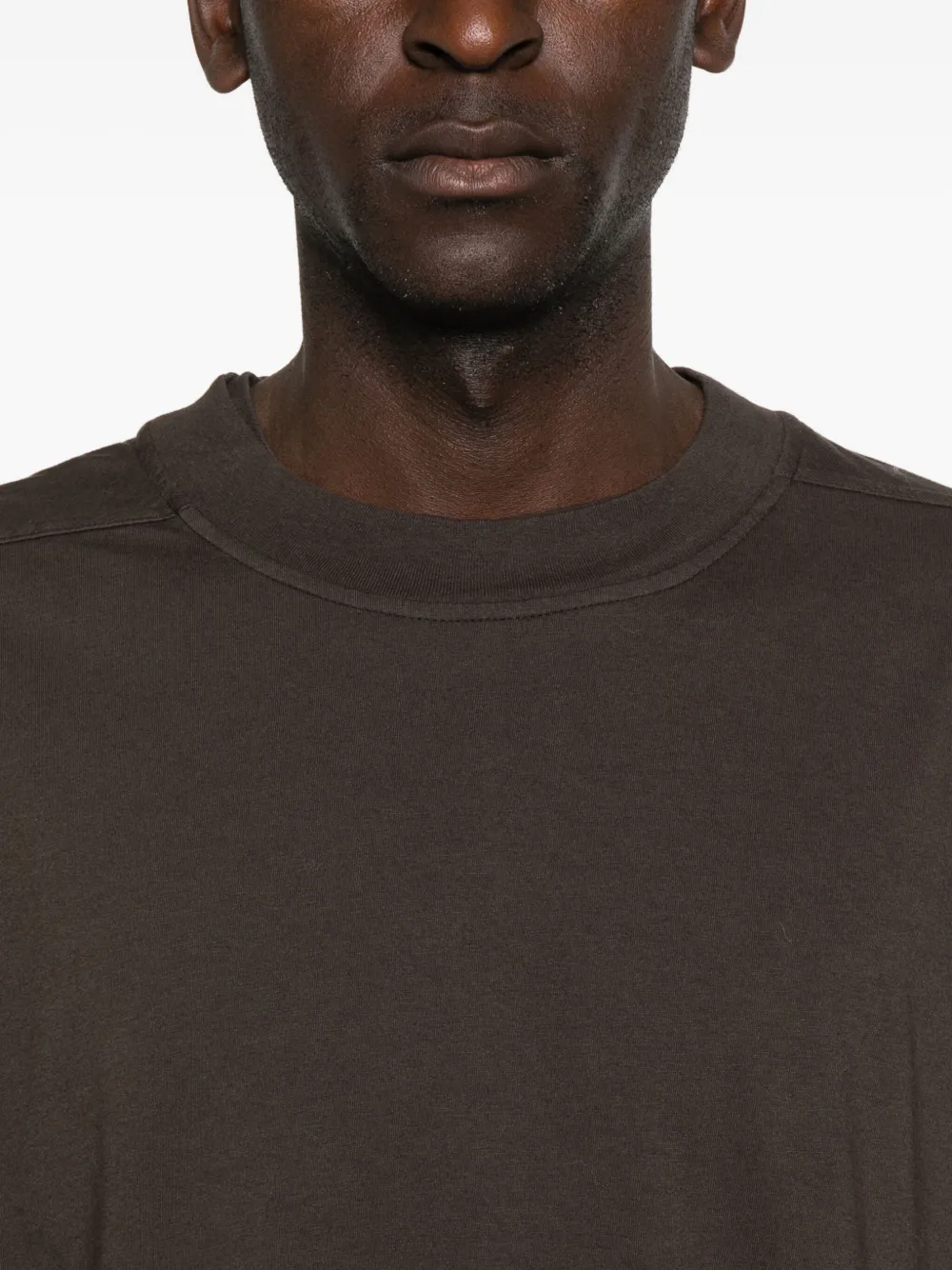 Rick Owens Drkshdw Layered Long-sleeve T-shirt In Brown