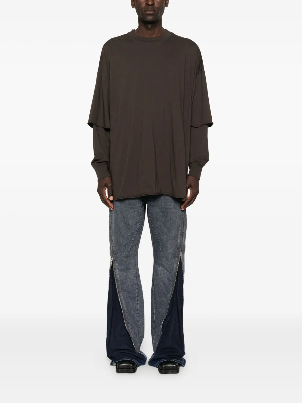 Rick Owens DRKSHDW layered long-sleeve T-shirt | T-Shirts | Image 2