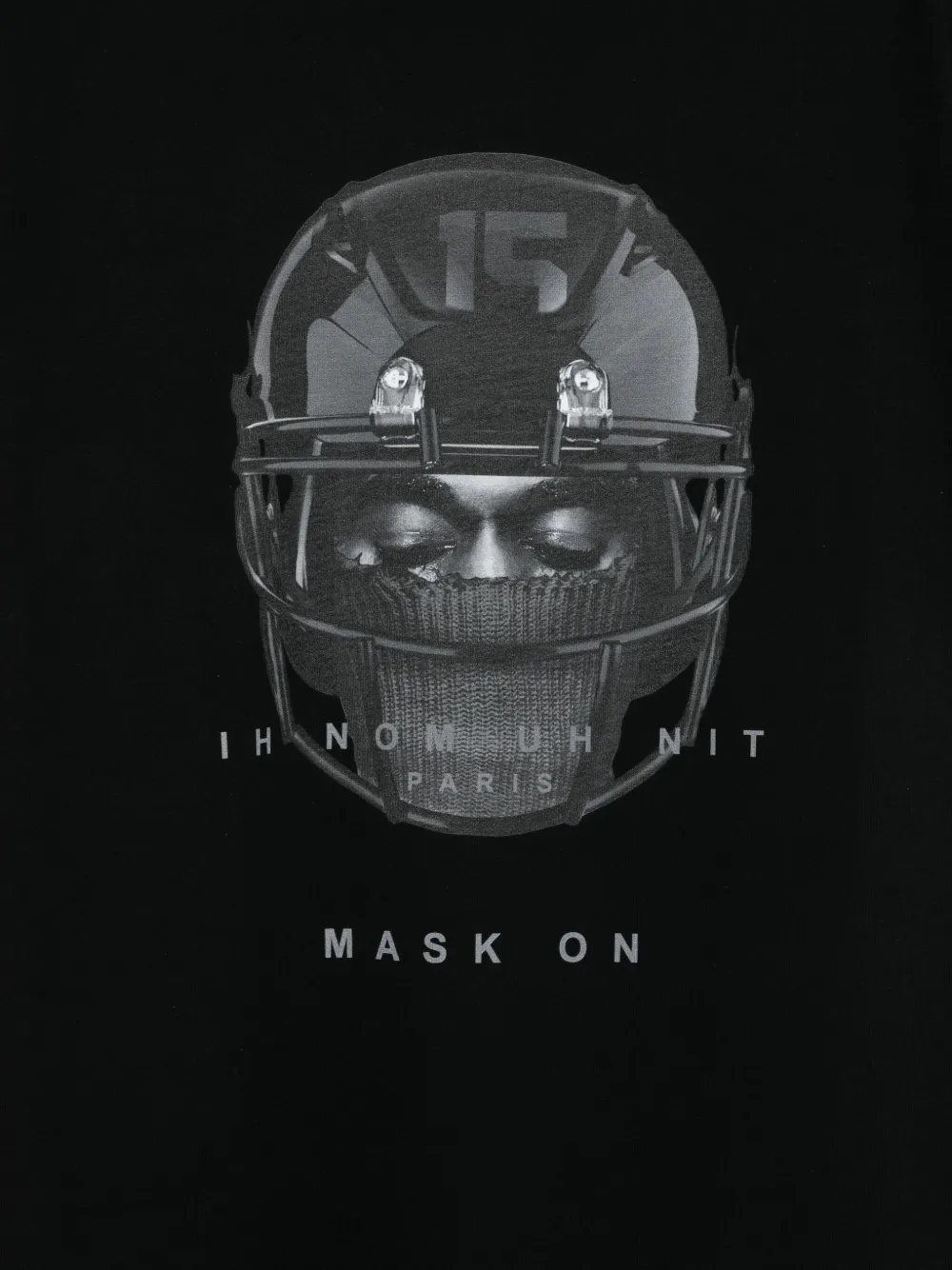Ih Nom Uh Nit Graphic-print T-shirt In Black