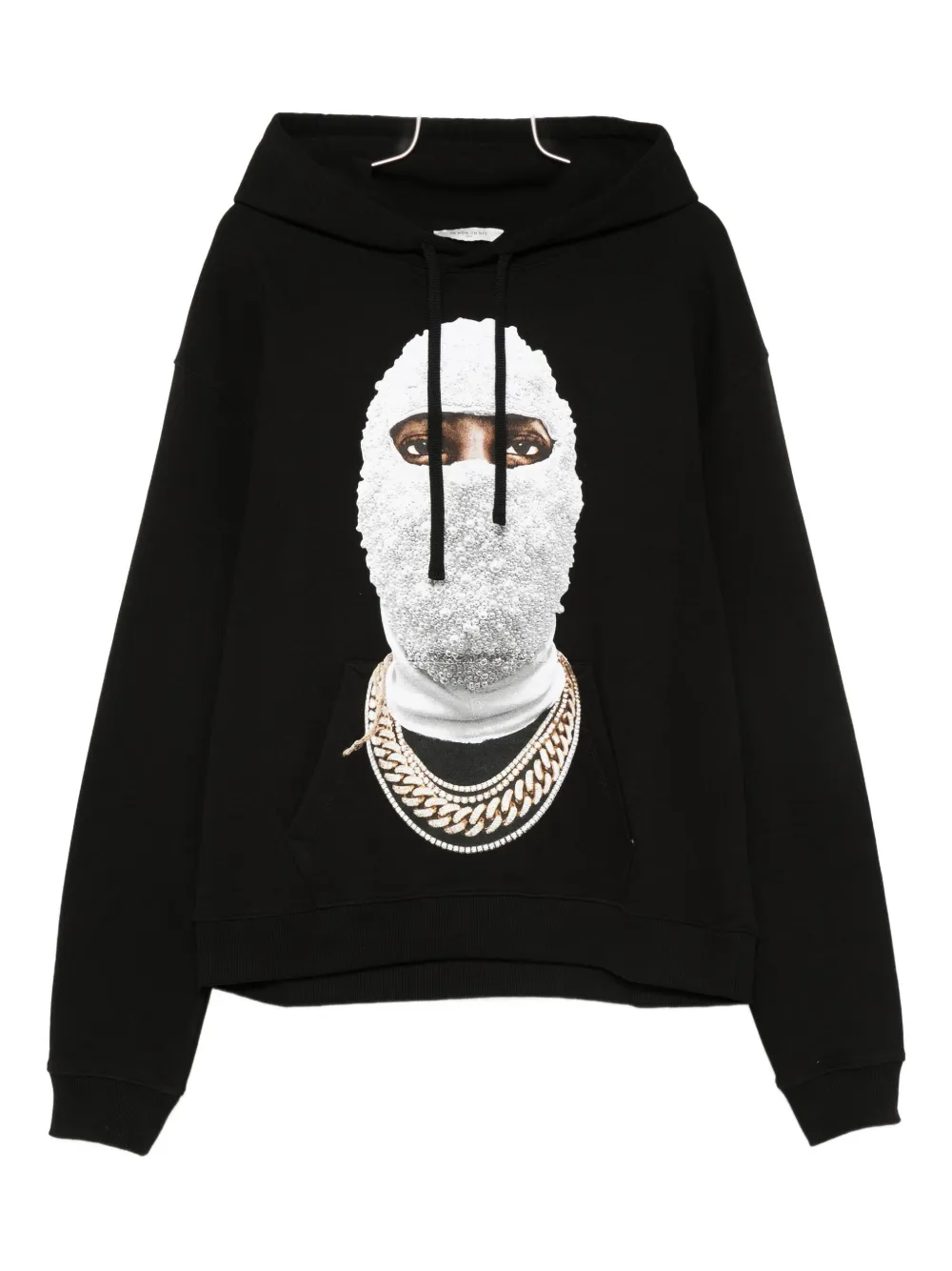 Ih Nom Uh Nit Future Mask Cotton Hoodie In Black