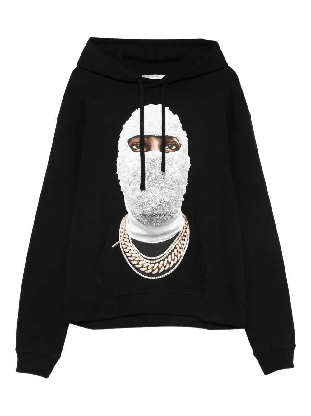 Ih Nom Uh Nit Future Mask cotton hoodie - ブラック Ih Nom Uh Nit Future Mask cotton hoodie - ブラック