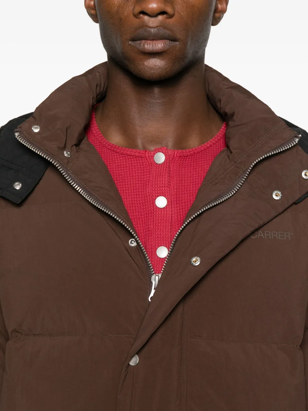 Carrer Crosby Puffer Jacket In Brown