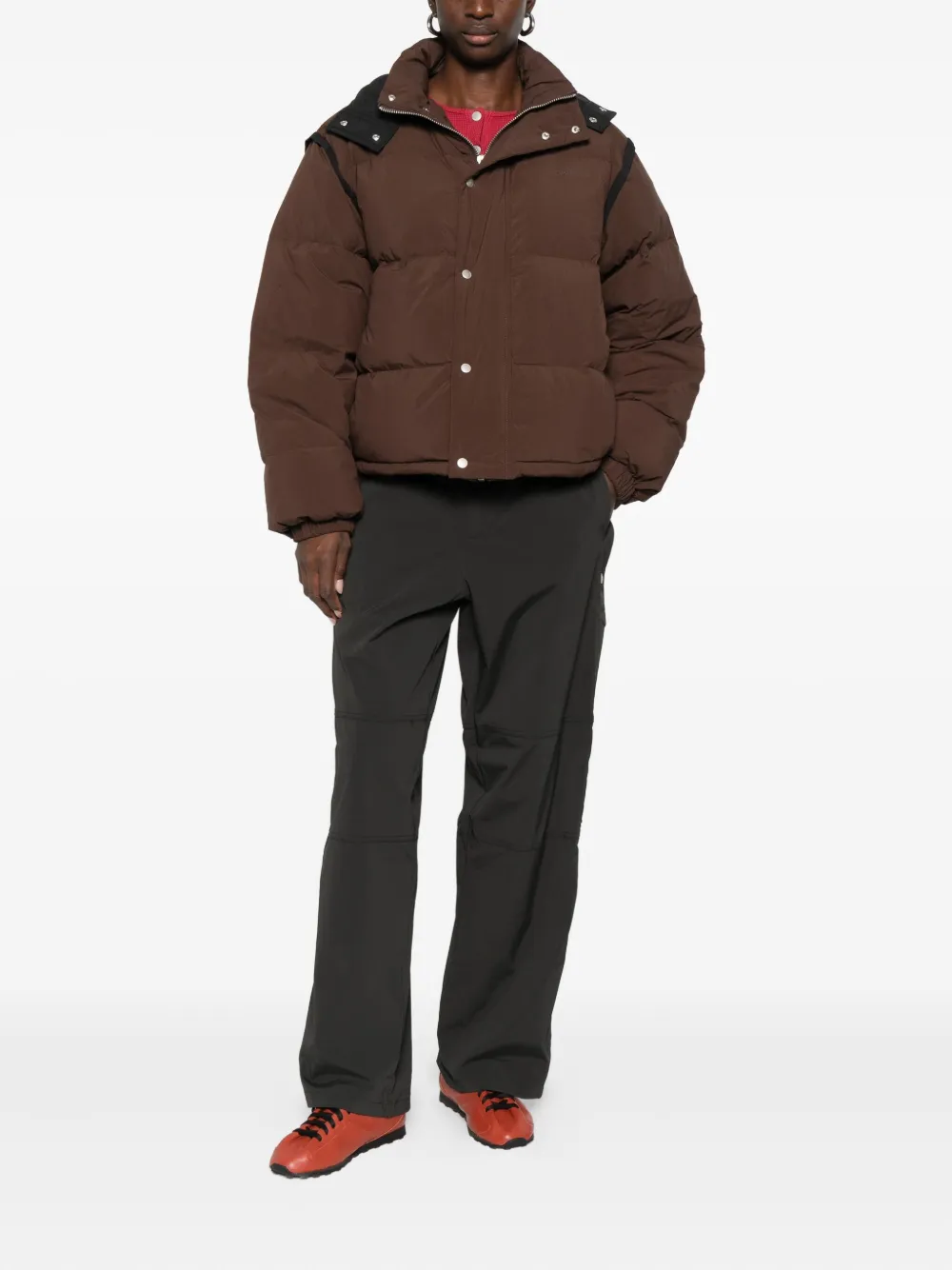 Carrer Crosby Puffer Jacket In Brown