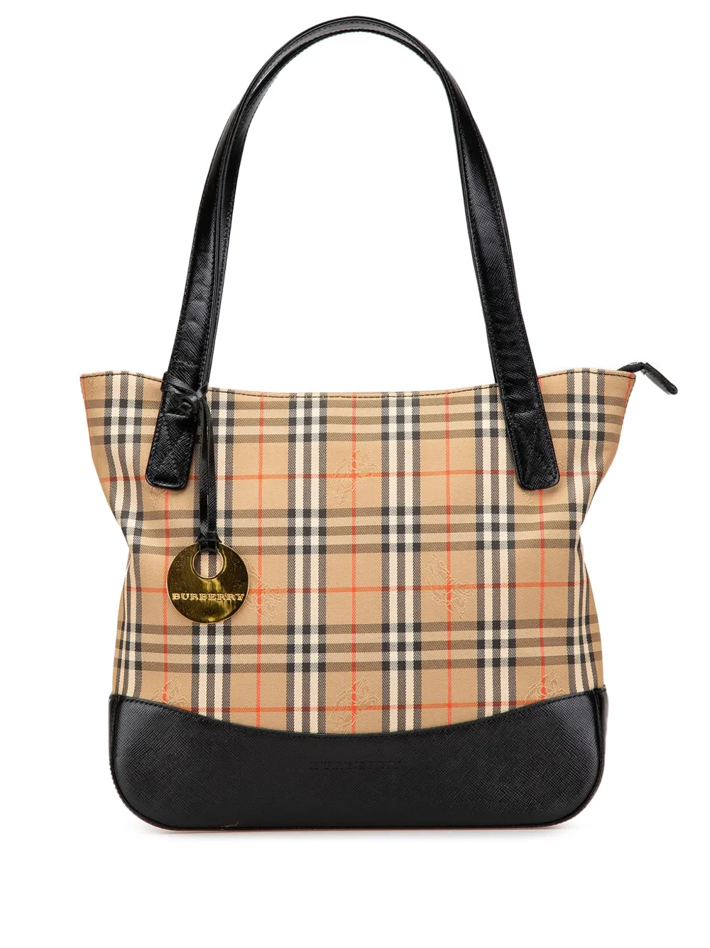 Burberry Pre-Owned 2000-2017 Haymarket Check Canvas tote bag | Brown | Image 1